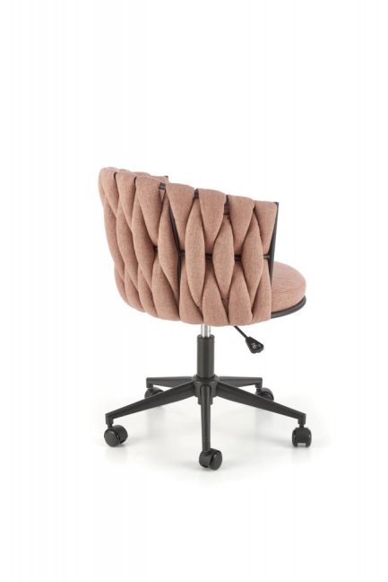 Kancelářská otočná židle TALON — látka, růžová