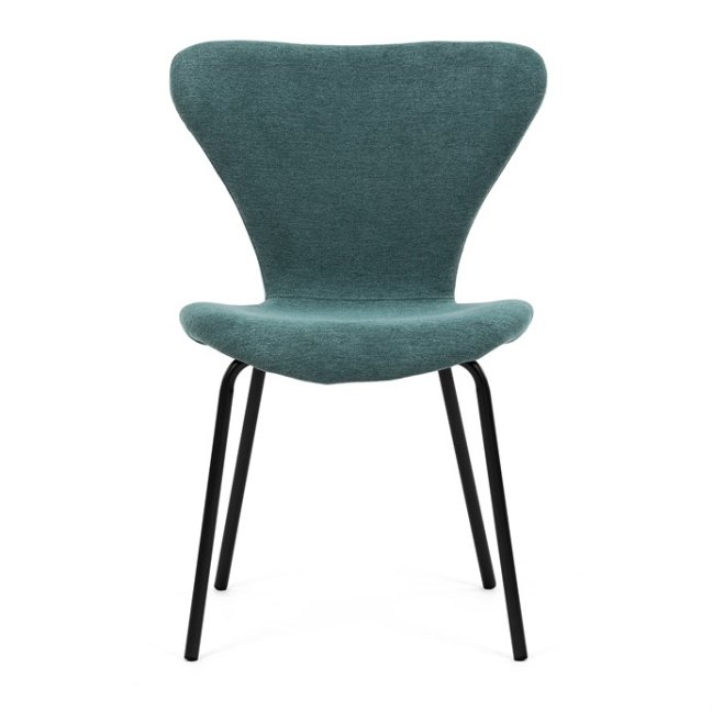 Jídelní židle JULES — kov, látka, více barev - Barevné varianty jídelní židle JULES: Světle šedá