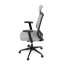 Kancelářská ergonomická židle SENA — látka, černá / šedá