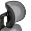 Kancelářská ergonomická židle GRANT — síť, látka, černá / šedá