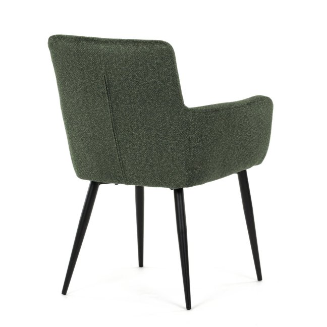 Jídelní křeslo LYON — kov, látka, více barev - Barevné varianty jídelního křesla LYON: Tmavě šedá