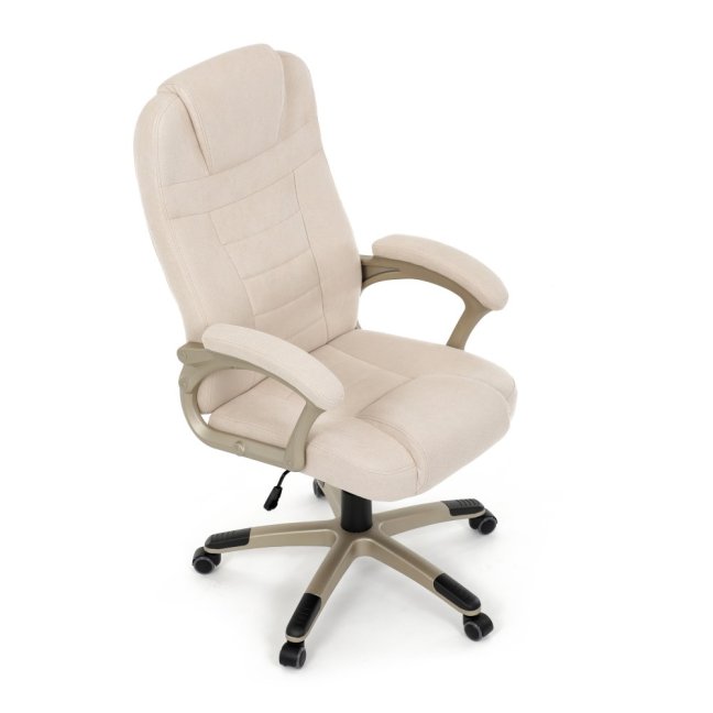 Kancelářské křeslo DEXTER — látka, béžová