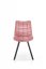 Jídelní židle JOEL — kov, látka, více barev - Barevné varianty židle JOEL: Růžová
