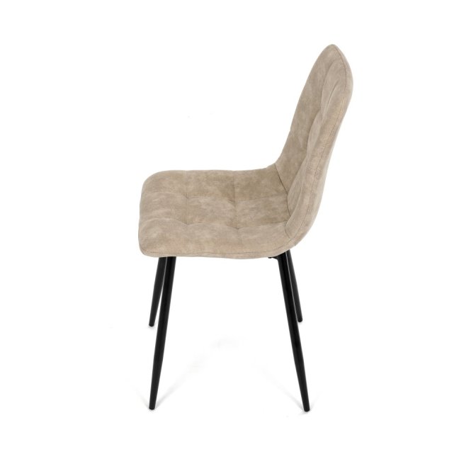 Jídelní židle THEO III — kov, látka vintage, více barev - Barevné varianty židle THEO III: Černá