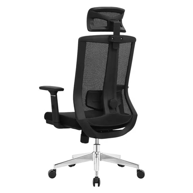 Kancelářská ergonomická židle Neoseat SABRINA — síť / látka, černá, nosnost 150 kg