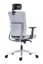 Kancelářská ergonomická židle NEXT ALL UPH — látka, šedá, nosnost 130 kg