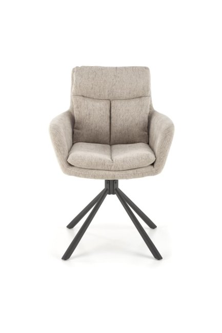 Jídelní otočné křeslo KORNY — kov, látka, více barev - Barevné varianty jídelní křesla KORNY: Olivová