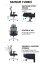 Kancelářská ergonomická židle Neoseat NOVELO — síť / látka, černá, nosnost 150 kg