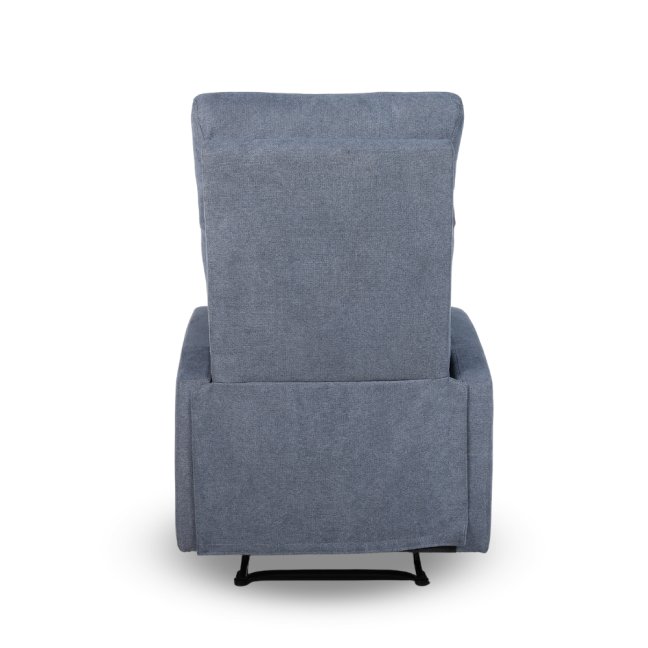 Relaxační polohovací TV křeslo FIORE — látka, šedá, nosnost 130 kg