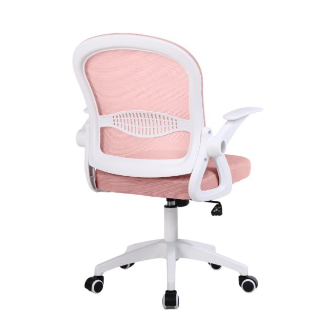 Dětská otočná židle Neoseat JUNI 011 — látka, růžová