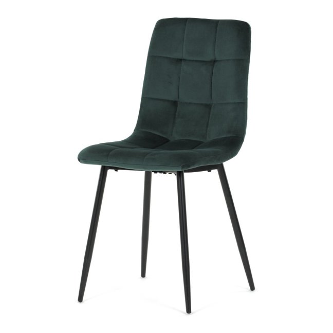 Jídelní židle THEO II — kov, samet, více barev - Barevné varianty židle THEO II: Modrá