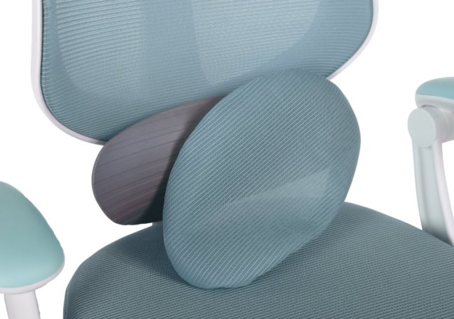 Dětská otočná židle Neoseat JUNI 009 s podnoží — látka, modrá