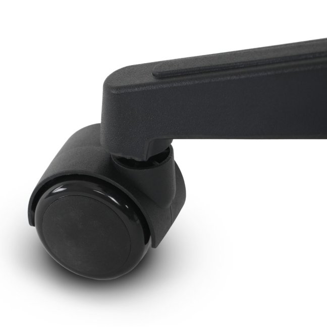 Kancelářská ergonomická židle TRAGEL — síť / látka, černá