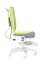 Dětská rostoucí židle Neoseat KINDER WHITE PLUS — látka, šedá / zelená