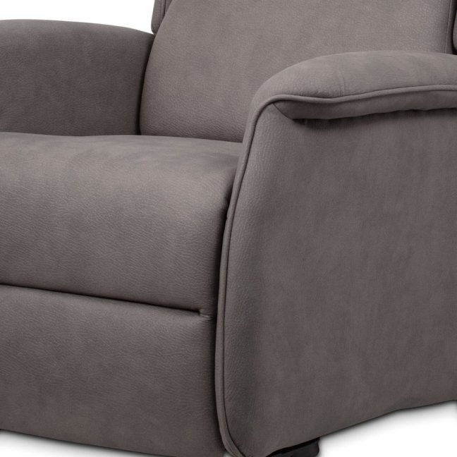 Relaxační křeslo ušák TELMAR s elektrickým polohováním — 2 motory, látka, béžová