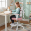 Dětská rostoucí židle Neoseat KIDDY THREE — látka, pratelný potah, růžová