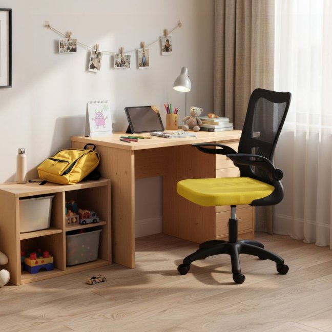 Dětská pracovní židle LUMO II — síťovina, více barev - Barevné varianty židle LUMO II: Fialová