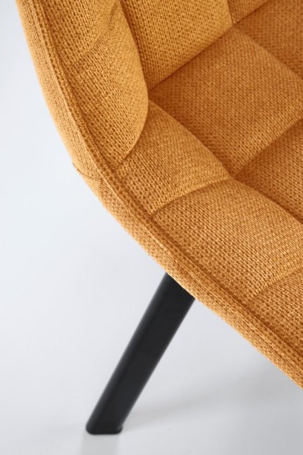 Jídelní židle MIHA — kov, látka, více barev - Barevné varianty jídelní židle MIHA: Hořčicová