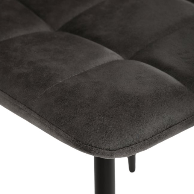 Jídelní židle THEO III — kov, látka vintage, více barev - Barevné varianty židle THEO III: Černá