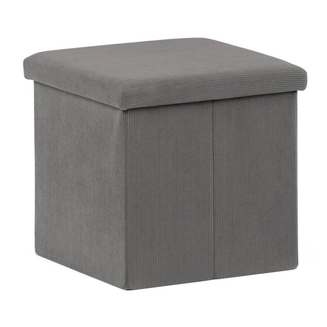 Taburet ADONIS s úložným prostorem — manšestr, více barev