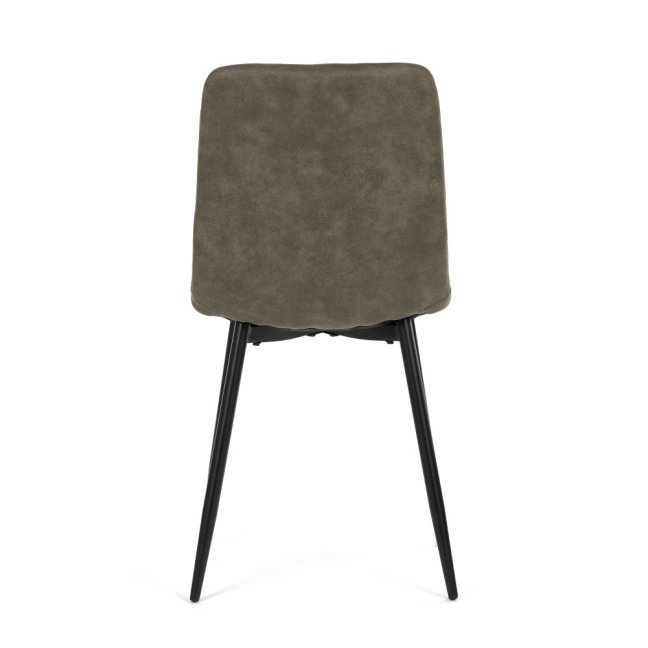 Jídelní židle THEO III — kov, látka vintage, více barev - Barevné varianty židle THEO III: Černá