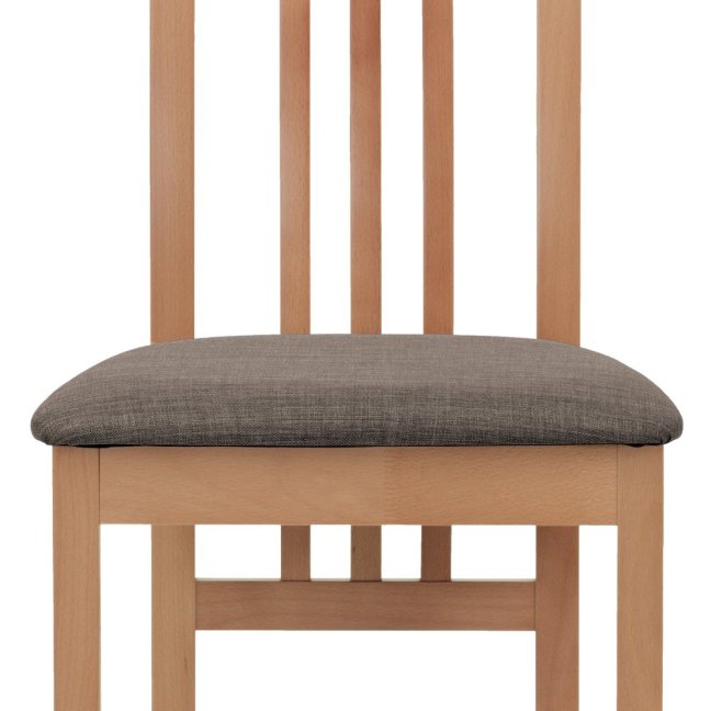 Jídelní dřevěná židle MIREA — masiv, látka, více barev