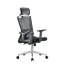 Kancelářská ergonomická židle Neoseat NOVELO — síť / látka, černá, nosnost 150 kg