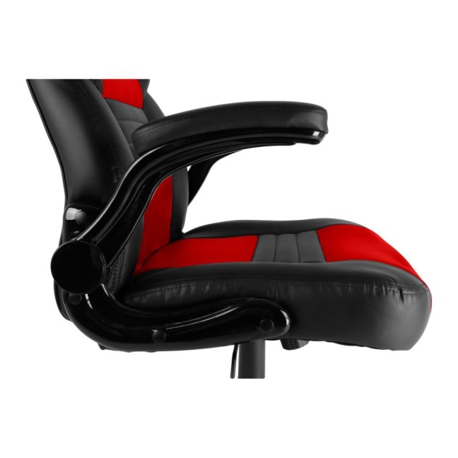 Herní židle Neoseat NS-016 — ekokůže, černá / červená