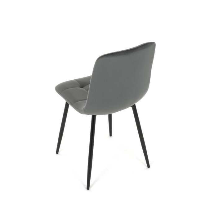 Jídelní židle THEO II — kov, samet, více barev - Barevné varianty židle THEO II: Modrá