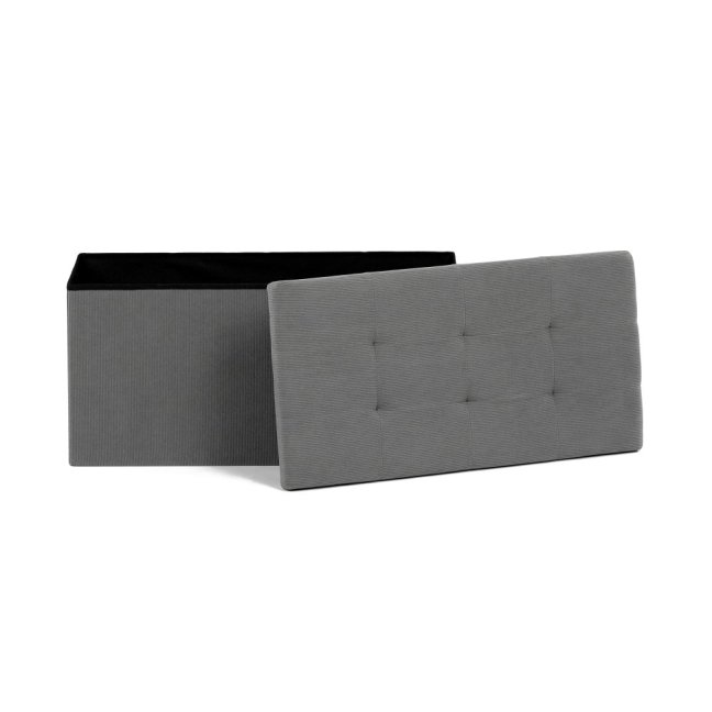 Taburet AFRODITE s úložným prostorem — manšestr, více barev