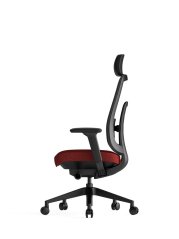 Kancelářská ergonomická židle K42 — síť, látka, černá / více barev