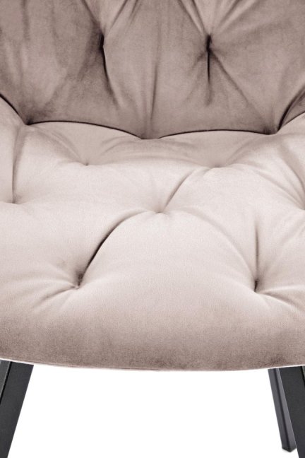 Jídelní otočná židle ROSITA — kov, látka, černá / více barev