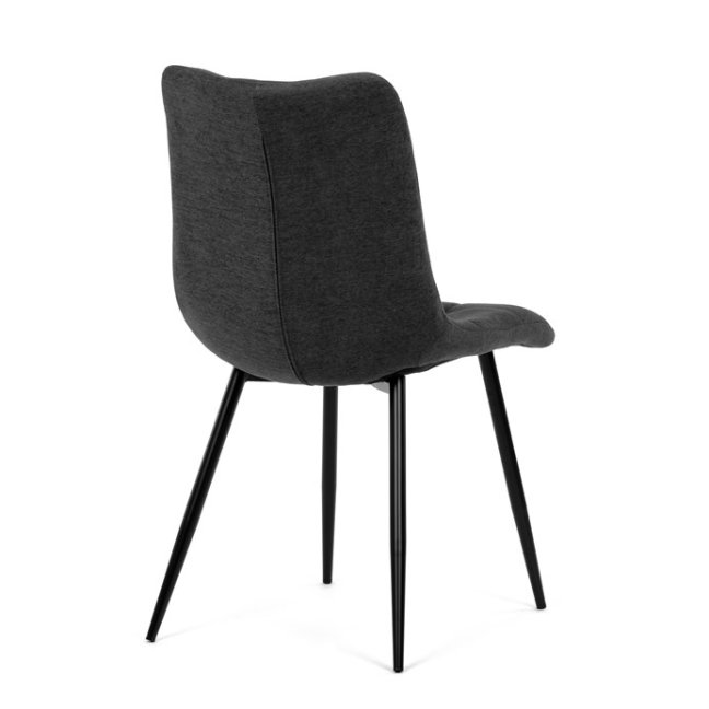 Jídelní židle MONDE — kov, látka, více barev - Barevné varianty jídelní židle MONDE: Stříbrná