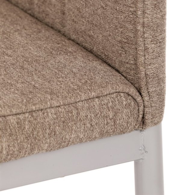 Jídelní židle MAUS — kov, látka, více barev - Barevné varianty jídelní židle MAUS: Krémová