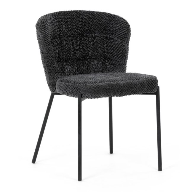 Jídelní židle TUATA — kov, látka, více barev - Barevné varianty jídelní židle TUATA: Zelená