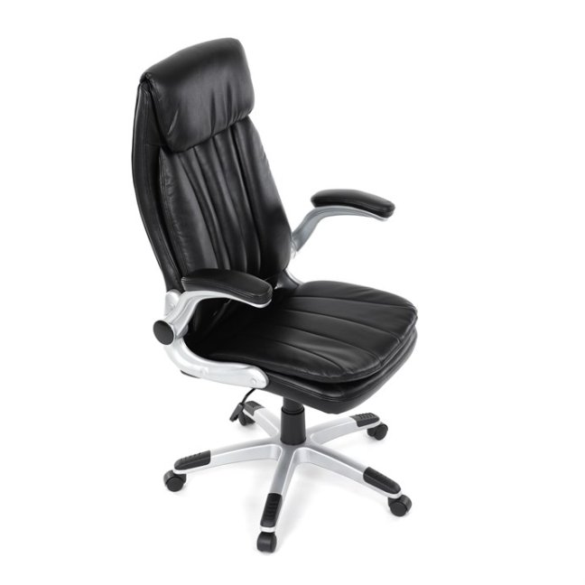 Kancelářské křeslo KURO — ekokůže, černá