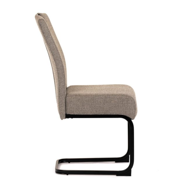 Jídelní židle MARLENE — kov, látka, více barev - Barevné varianty jídelní židle MARLENE: Šedá