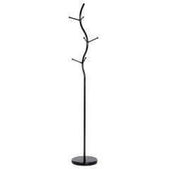 Stojanový věšák JUNIPER — kov, černá