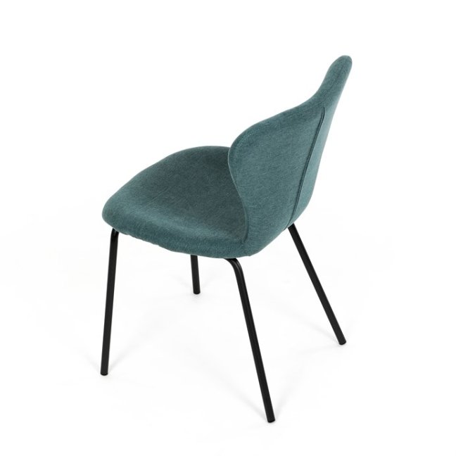 Jídelní židle JULES — kov, látka, více barev - Barevné varianty jídelní židle JULES: Světle šedá