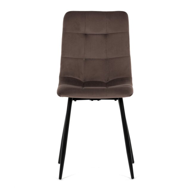 Jídelní židle THEO II — kov, samet, více barev - Barevné varianty židle THEO II: Modrá