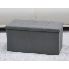 Taburet AFRODITE s úložným prostorem — manšestr, více barev