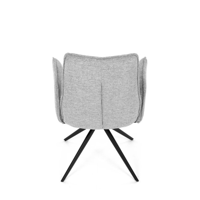 Jídelní otočné křeslo AMALI — kov, látka, více barev