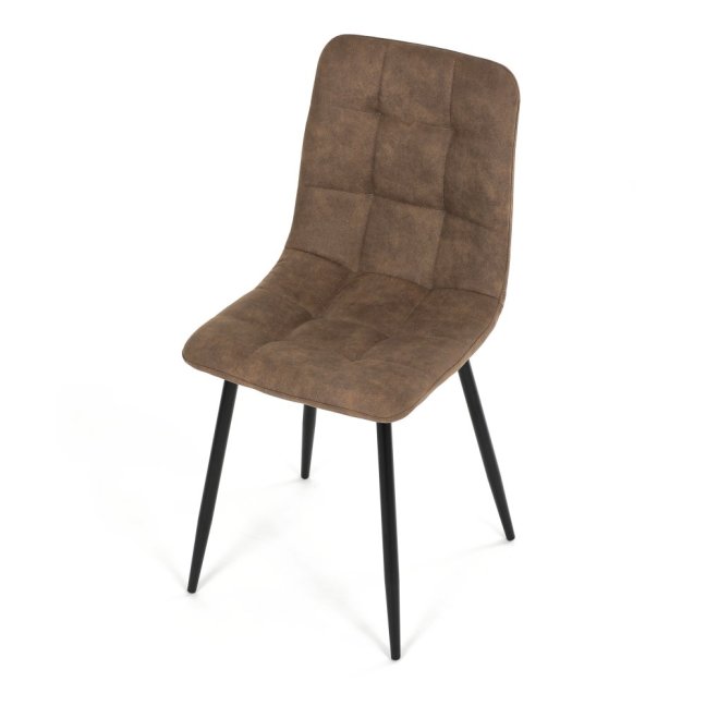 Jídelní židle THEO III — kov, látka vintage, více barev - Barevné varianty židle THEO III: Černá