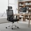 Kancelářská ergonomická židle Neoseat GRANDINI — černá, nosnost 150 kg