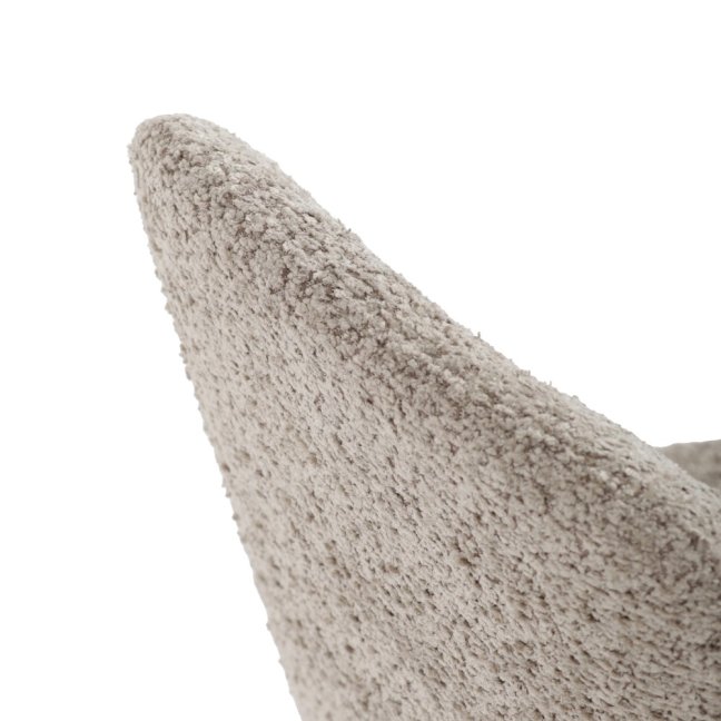 Jídelní židle TALISE — kov, látka, stříbrná / více barev