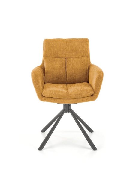 Jídelní otočné křeslo KORNY — kov, látka, více barev - Barevné varianty jídelní křesla KORNY: Olivová