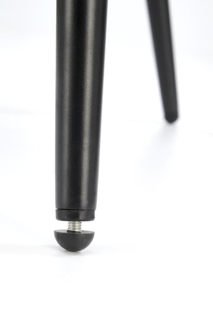 Jídelní židle FINA — kov, látka, šedá