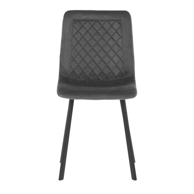 Jídelní židle PAIGE — kov, samet, více barev