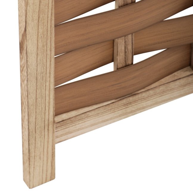 3dílný paravan MAKOTO — dřevo, přírodní