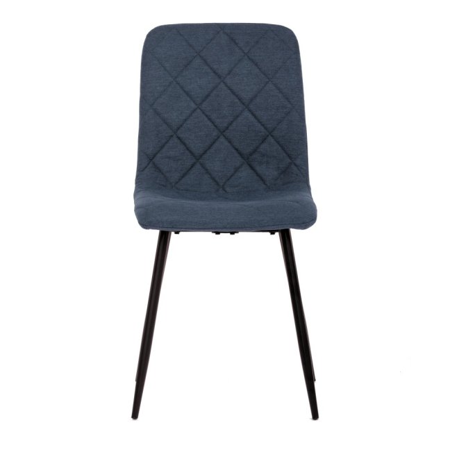 Jídelní židle LONA — kov, látka, černá / více barev - Barevné varianty židle LONA: Hnědá